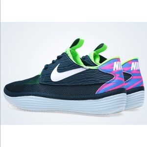 Nike Teal Solarsoft Run Moccasin Shoes